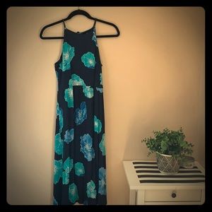 Loft Summer Floral Midi Dress